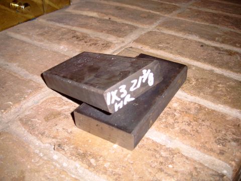 1991 Ford Bronco - Here is the stock for the Zero Rate Leaves. Its Hot Roll 3" Flatbar, 1" thick and cut 6" long.