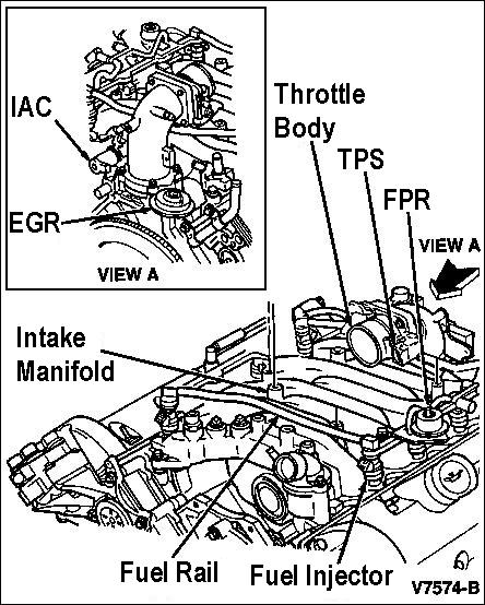 1994 Ford Crown Victoria - Intake Components