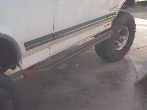 1990 Ford Bronco - nearly completed sliders need paint