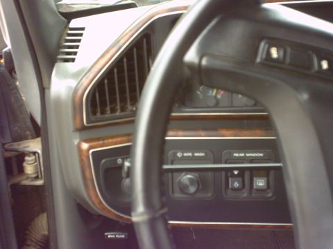 1990 Ford Bronco - Dashboard view of a 1990 Ford Bronco, highlighting interior details and controls.