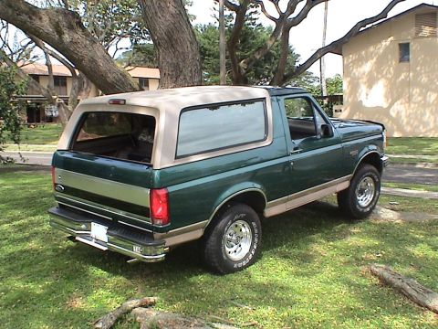 1996 Ford Bronco - rear side pic