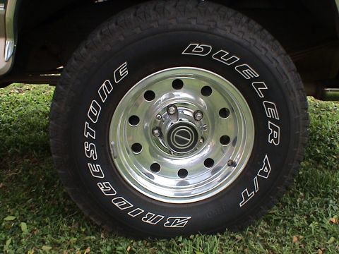 1996 Ford Bronco - 31x 12.5 Bridgestone Dueler All Terain Tires