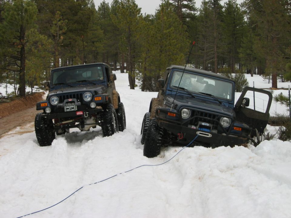 couple of jeeps we ran into