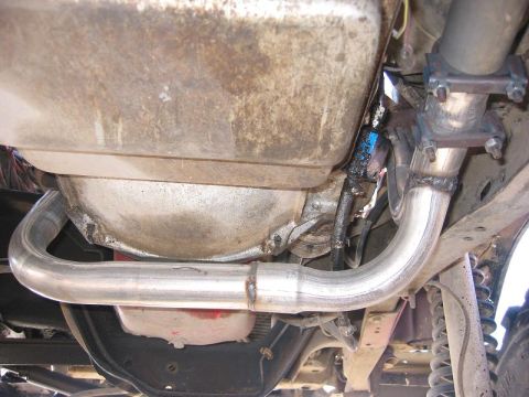 1985 Ford Bronco - Y-pipe I had to have made, because I swapped in a '93 Exhaust manifold.