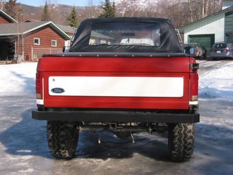 1985 Ford Bronco - Rear View