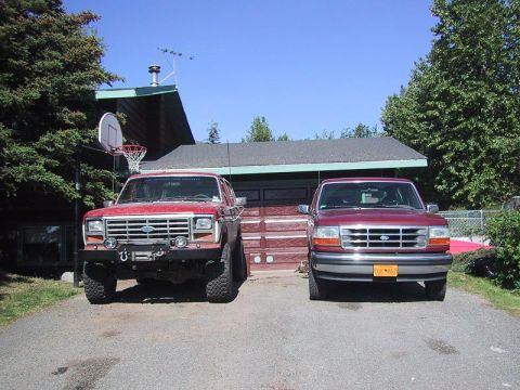 1985 Ford Bronco - Here's the same broncos 3 or so years ago.