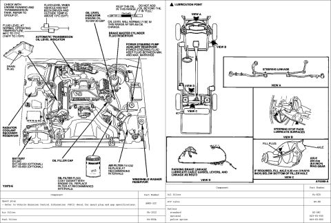 1994 Ford Crown Victoria - Lube Points 94