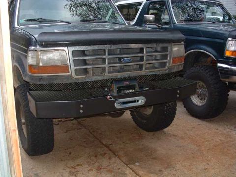 1990 Ford Bronco - Frame with top and winch added