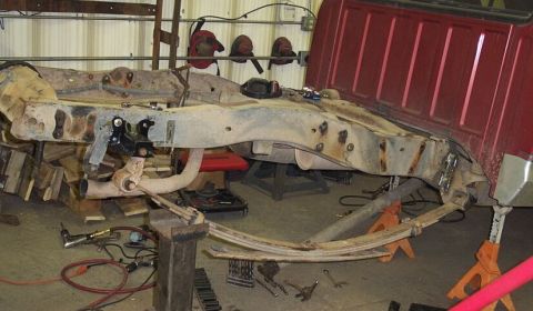 1986 Ford Ranger - Right side 63" Chevy installed
