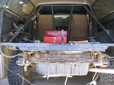 1986 Ford Bronco - Here is where it starts after cutting the bumper off