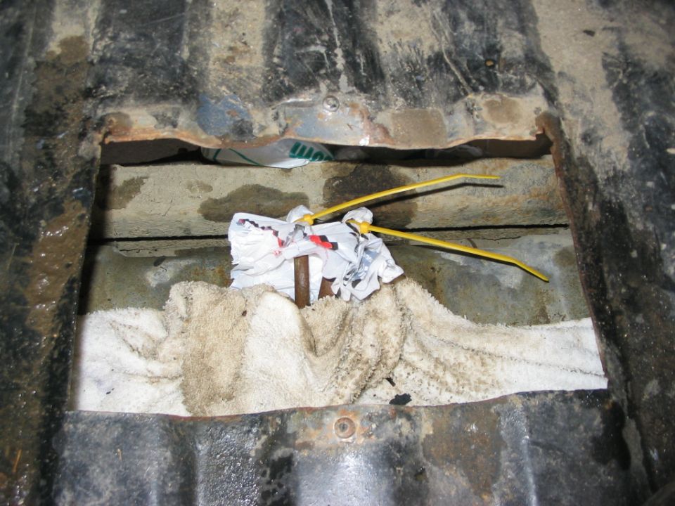 Good thing I made this access panel when I repaced my tank