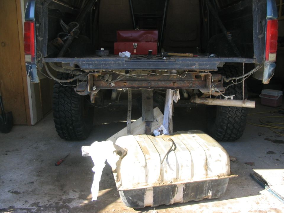 Tank is out .. took about 10 minutes :)