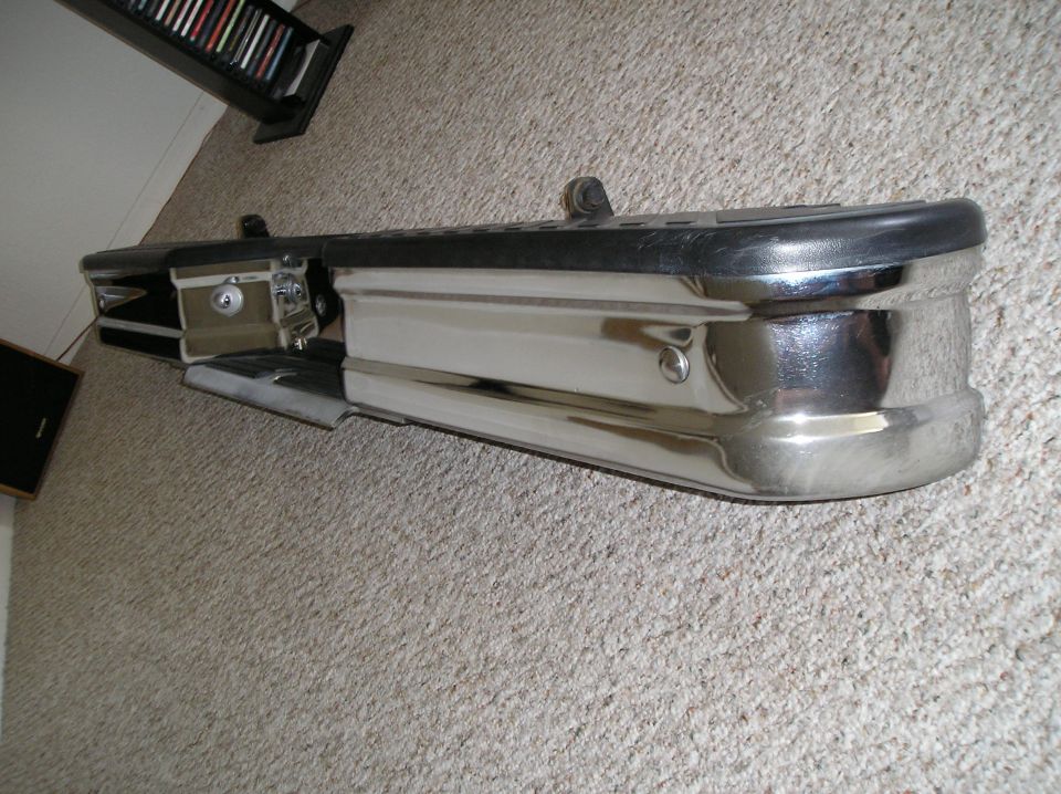 Rear Bumper Fits 1992-1996 F-Series or Bronco.