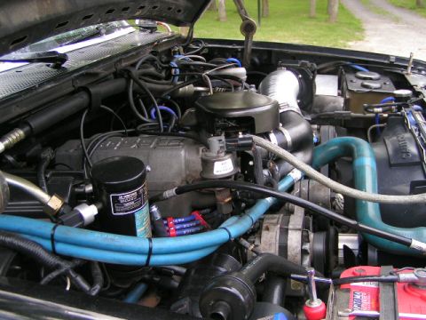 1990 Ford Bronco - Before we Left Ny and before the new Intakes and Throttle body