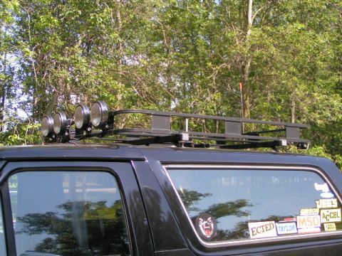 1990 Ford Bronco - My lights and Rack