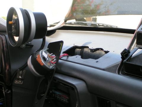 1990 Ford Bronco - They Ripped my gauge mount off and cracked my Dash while trying to Trani temp off and cracked the dash next to the Tach when they TRIED to…