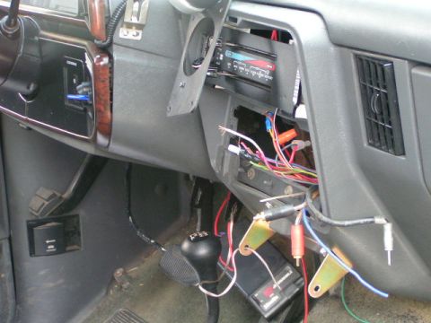 1990 Ford Bronco - My poor Radio and CB