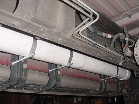 2002 Ford Excursion - I started with a tank like this on each side but just did not like it.