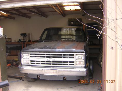 1986 Chevrolet Blazer - This Chevrolet pickup truck appears to be from the mid-1980s, possibly a 1985 model, based on its grille design.