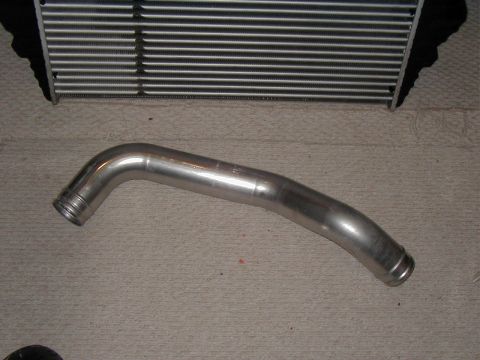 2002 Ford Excursion - Right side charge tube cleaned up and ready to be re-installed