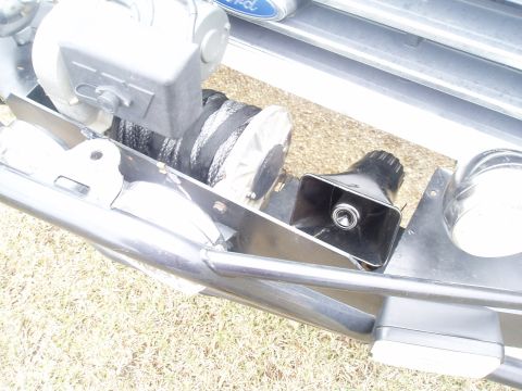 1990 Ford Bronco - Oh yeah, moved my PA on thre front bumper, beside the winch, so I can talk to them damn ricers!