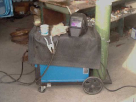1984 Ford Bronco - Miller 210 mig welder used to weld cage kit