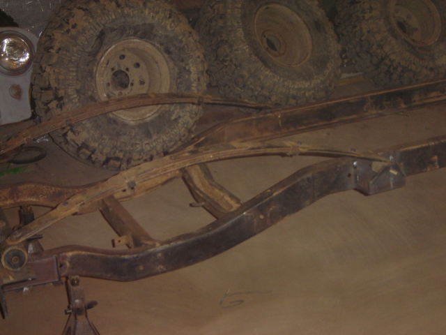 Frame and tires of a vehicle