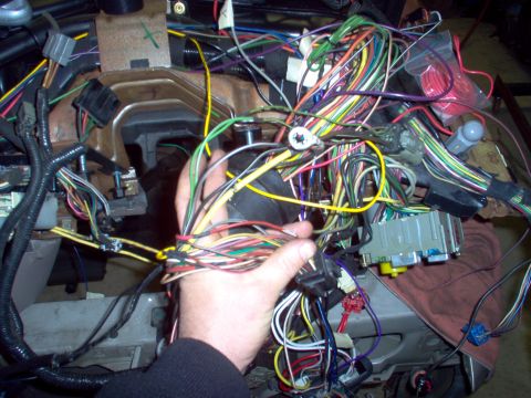 1994 Ford Crown Victoria - The L dash wiring is almost finished.
