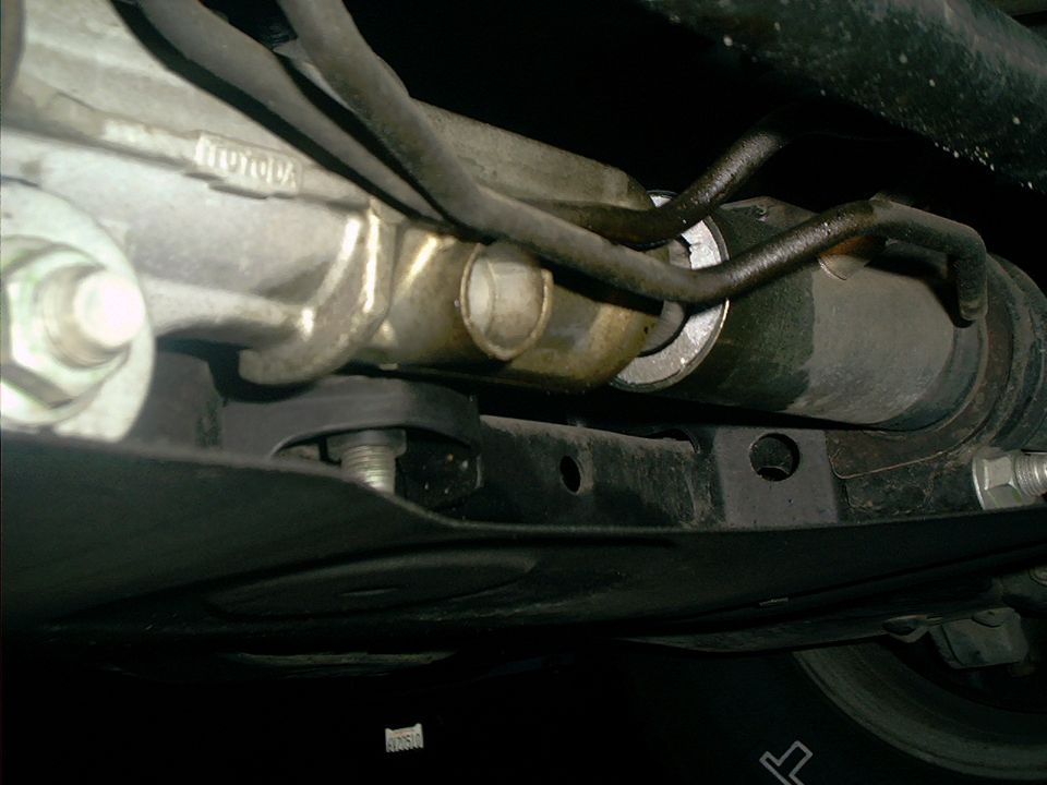 not sure you can see it...rack housing damage.