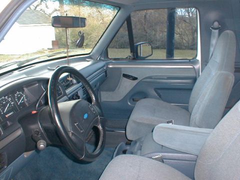1993 Ford Bronco - Pretty clean on the inside.