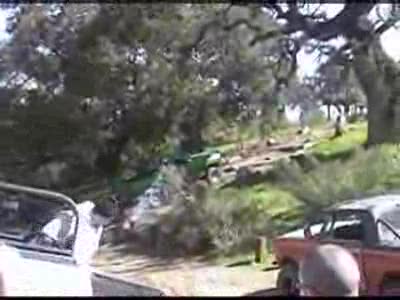 1998 Jeep Wrangler - Bert taking on the steps in 2wd