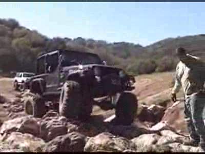 1998 Jeep Wrangler - Me entering the minicon and mark h's comment about not breaking yet...since he welded it :-)