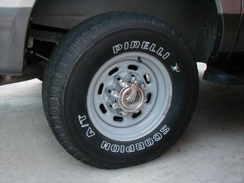 2002 Ford Excursion - 16" Steel with Pirelli Scorpion A/T