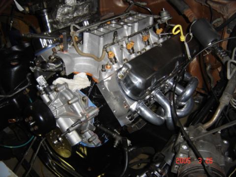 1990 Ford Bronco - Bolted in place, ready to start bolting on all the little stuff.