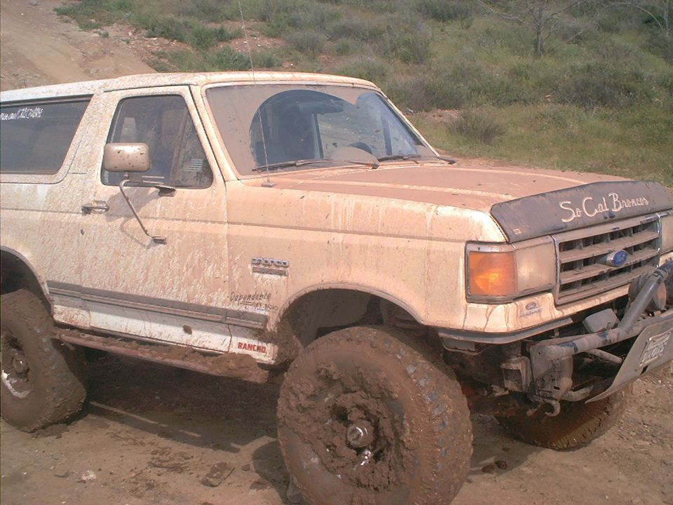 I'm full of mud, stuff clung great to the tires.