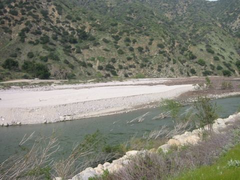 2000 Jeep Cherokee - Midway point between the OHV area entrance and bridge.