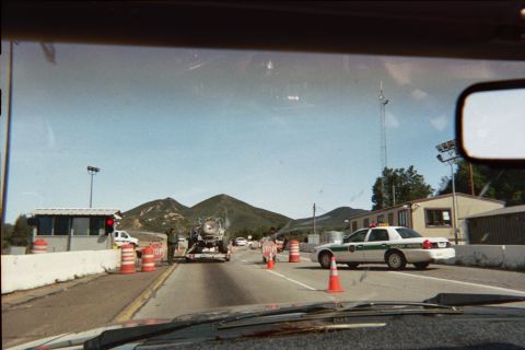 1990 Ford Bronco - Border Patrol Inspection station.