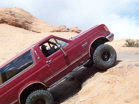 1991 Ford Bronco - Poison Spider waterfall