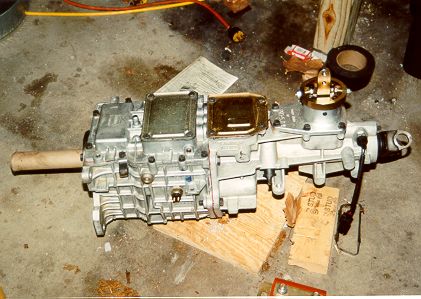 1971 Ford Mustang - Tremec before install in 2002.