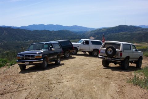1996 Ford Bronco - Left & White