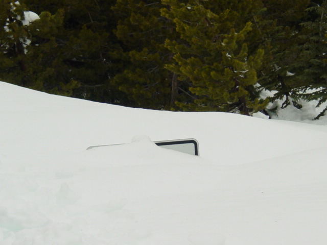 speed limit sign - so im guessing it's pretty deep