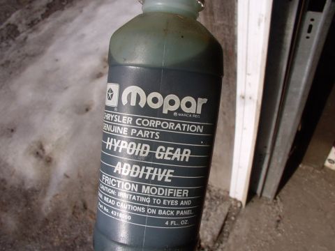 1986 Ford Bronco - Only the cheapest in my Bronco ! Without this friction modfier additive we'll never know if the actual limited slip diff is still working.