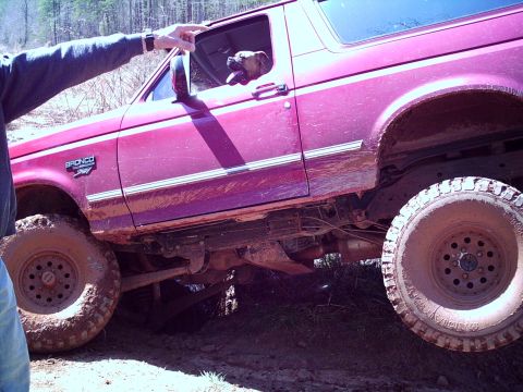 1995 Ford Bronco - fell in sink hole
