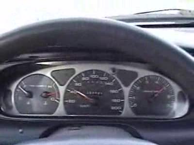 1999 Ford Taurus - Inside the car, accelerating from stop and decelerating.