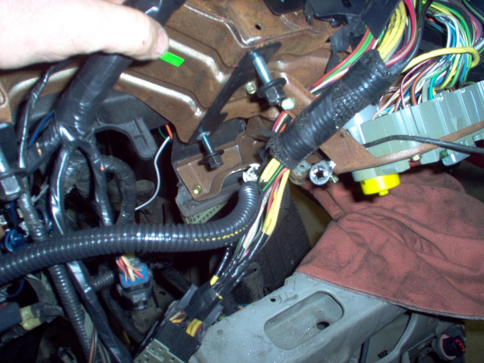 I repaired all the cuts from the original RKE installation, but some of those taped locations are from rearranging the ignition switch circuits to balance the loads for the new power feeds from the 2000 engine bay wiring.