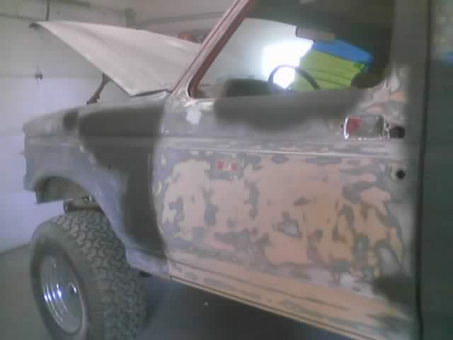 Primer on bondo places.