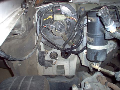 1994 Ford Crown Victoria - The dash harness reaches the engine bay connectors better than I thought, considering I used many wires without lengthening them.