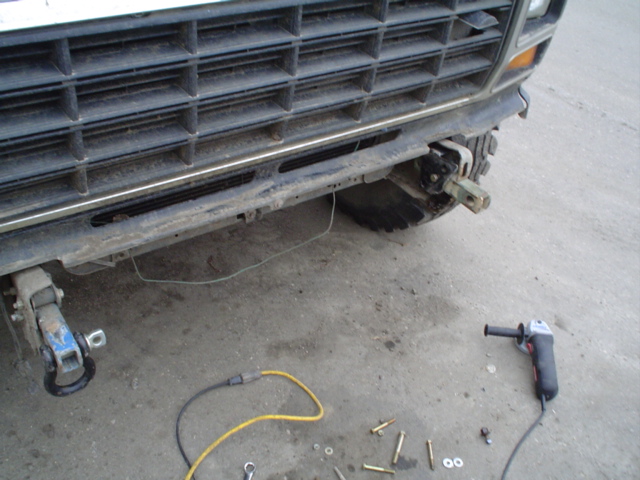 both installed (kinda... still have several bolt holes to drill on the drivers side... and the frame to box)