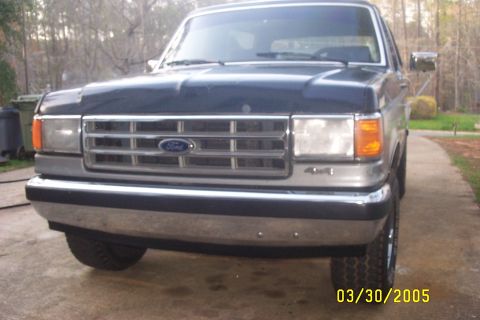 1979 Ford F-150 - This 1979 Ford F-150 features a prominent chrome grille and 4x4 badging, captured in a front-facing view.