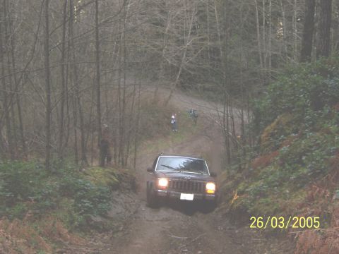 1987 Jeep Cherokee - Hill shot 2